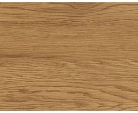 Bibliotecă de perete neagră/în culoare naturală cu aspect de lemn de stejar 75x91 cm Seaford – Actona