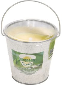 Lumânare repelentă Citronella, în recipient  din tablă, 160 grame