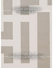 Covor gri/crem 200x280 cm Perles Onyx – Elle Decoration