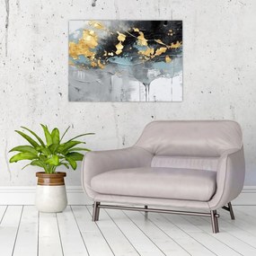 Tablou pe sticlă - Abstracție (70x50 cm)