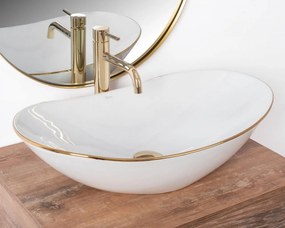 Lavoar Royal Gold Edge ceramica sanitara - 62,5 cm