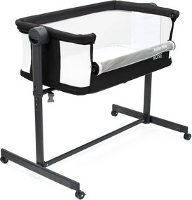 Baby Mix Pătuț suplimentar Rose negru, 84 x 80 x 52 cm
