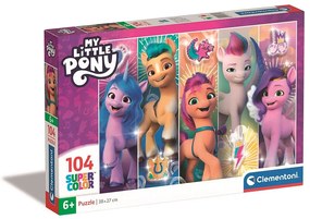 Micul meu ponei Cutie Marks Puzzle Clementoni de 104 piese