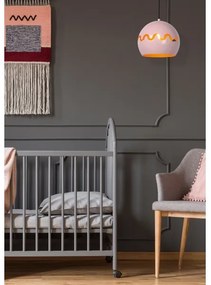 Lustră pe cablu CORENTIN 1xE27/60W/230V roz Lucide 30484/28/66