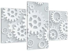 Tablou - Roți dințate (90x60 cm)