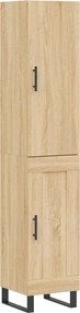 vidaXL Dulap înalt, stejar sonoma, 34,5x34x180 cm, lemn prelucrat