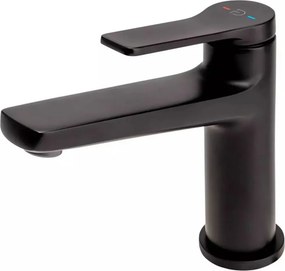 Baterie lavoar FDesign Seppia monocomanda negru mat