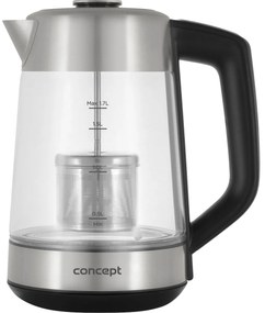 Fierbător Concept RK4190 cu control al temperaturii 1,7 l