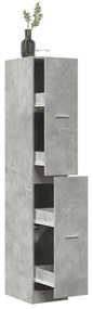 vidaXL Dulap de farmacie, gri beton, 30x41x174,5 cm, lemn prelucrat