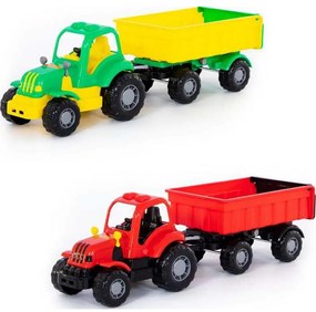 Tractor cu remorca - Hardy, 44x13x14 cm, Polesie