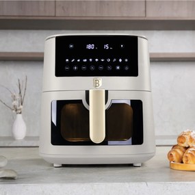 RESIGILAT - Friteuza aer cald capacitate mare 8 l, airfryer Sahara Berlinger Haus BH 9607