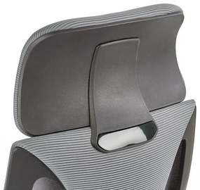Scaun de birou Valdez, gri / negru