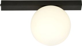 Emibig Fit lampă de tavan 1x40 W negru-opal 1124/1