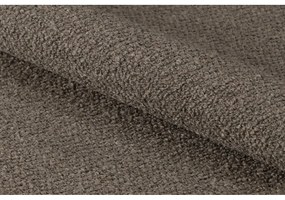 Fotoliu gri/maro de relaxare cu tapițerie din țesătură bouclé London – Actona