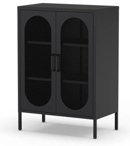 Dulap negru 70x100 cm Diora – Marckeric