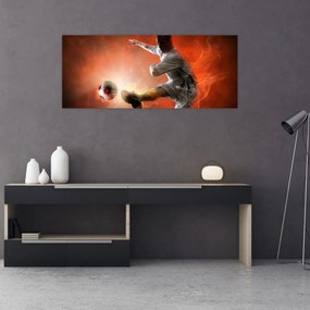 Tablou - Fotbalistul (120x50 cm)