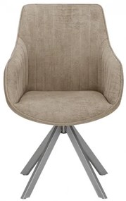 Scaun Rotativ Cu Brat Cloud , Maro, 59 Cm