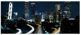 Tabloul metropolei nocturne (120x50 cm)
