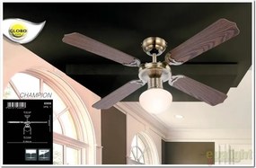 Lustra Ventilator cu palete ventilatie in doua culori Champion 0309 GL