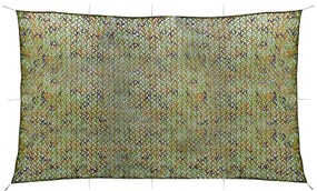 Plasa de camuflaj cu geanta de depozitare, verde, 2x7 m Verde, 2 x 7 m