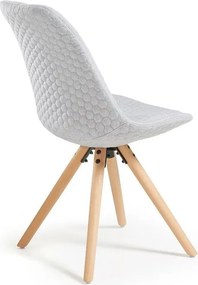 Scaun LARS tesatura gri deschis
