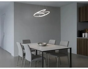 Lustră LED dimabilă suspendată pe cablu 85W/230V 3000–6500K Ø 49 cm + telecomandă