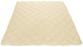 Pilota Alcam damasc, toamna / iarna, bambus, 140x200 cm, ivoire
