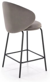 Scaun de bar H121 gri/negru