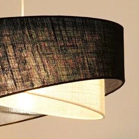 Lustră LED pe cablu Brilagi LYRA 1xE27/15W/230V negru/crem