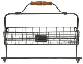 Raft de perete din metal si mesteacan, Reserve