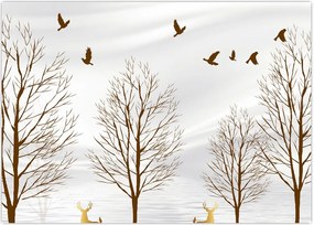 Tablou - Cerb lângă râu (70x50 cm)