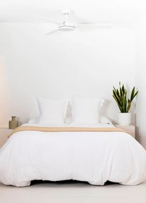 Lustra cu Ventilator si telecomanda BARTH L LED alb