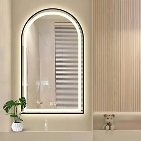 Oglinda LED 60x100 cm Dash neagra