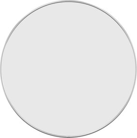vidaXL Oglindă de perete rotundă, argintiu, Ø 50 cm