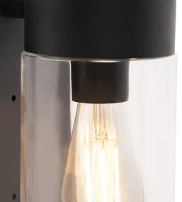 Lampă de perete exterioară modernă din oțel inoxidabil negru IP44 - Jarra