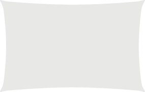 vidaXL Pânză parasolar, alb, 4x7 m, țesătură oxford, dreptunghiular