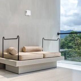 Aplica LED iluminat exterior ambiental IP54 Lippa alb