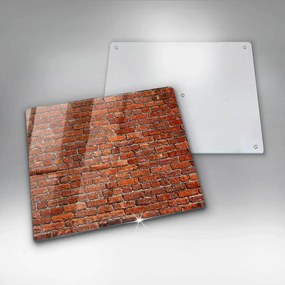 Tocător din sticlă Perete din zid de cărămidă