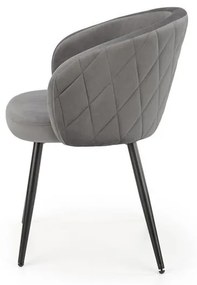 Scaun K430 velvet gri