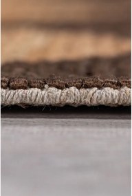 Covor tip traversă maro/în culoare naturală țesut manual din amestec de iută 60x230 cm Effie Diamond – Flair Rugs