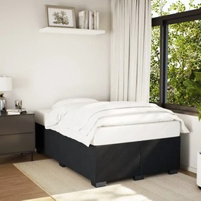 vidaXL Cadru de pat fără saltea Negru 120x190 cm catifea