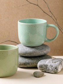 Cana cafea, Artizan Mineral Azur, glazura lucioasa, 400ml