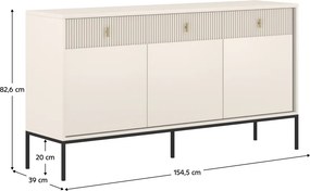 Comodă, caşmir, MAGIRA 3D3S MA03