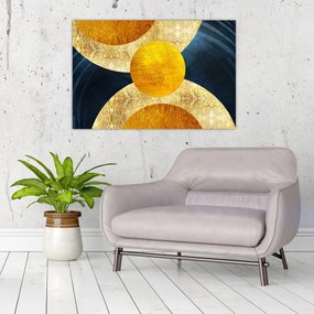 Tablou - Cercuri (90x60 cm)