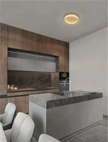 Lustra LED aplicata deosebita design modern KLEPSIDRA, 40cm
