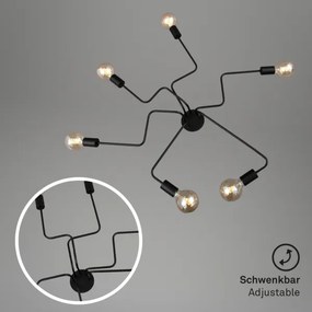 Lustră aplicată Briloner 2887-065 FARETTO 6xE27/60W/230V