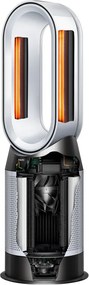 Purificator de aer 2in1 Dyson Purifier Hot+Cool HP1 544826-01, Incalzire/Racire, 50 W, 30 m2, 287 l/s, 10 viteze, Air Multiplier™, Wi-Fi, Bluetooth, Oscilatie, Alb/Argintiu