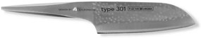 Cutit Santoku 17,8 cm Hammered Type 301 by F.A. Porsche CHROMA P02-HM