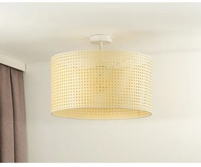 Lustră aplicată ROLLER Duolla RATTAN 1xE27/15W/230V d. 45 cm bej