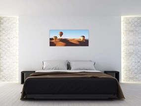 Tablou - baloane zburătoare în deșert (120x50 cm)
